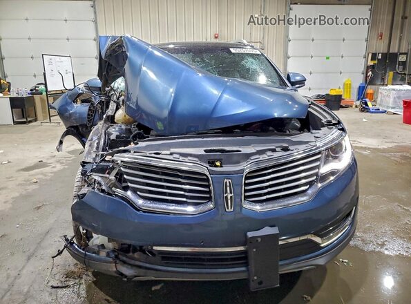 2LMPJ8LRXJBL47131 2018 LINCOLN MKX Blue Vista frontal