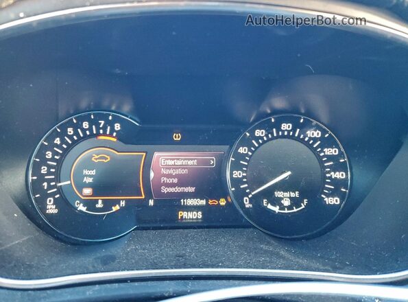2LMPJ8LRXJBL47131 2018 LINCOLN MKX Blue Vista del cuadro de instrumentos