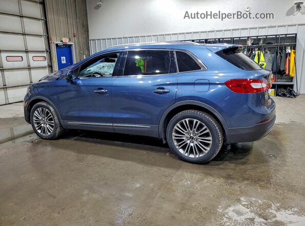 2LMPJ8LRXJBL47131 2018 LINCOLN MKX Blue Trasero izquierdo