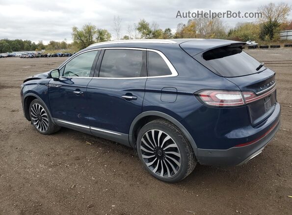 2LMPJ9J90KBL51795 2019 LINCOLN NAUTILUS Синий Задняя левая четверть
