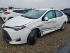 2018 Toyota Corolla L White vin: 2T1BURHE0JC046775