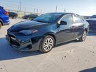 2018 Toyota Corolla L Blue vin: 2T1BURHE0JC963909