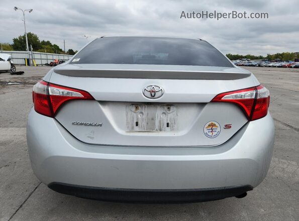 2T1BURHE2GC497392 2016 TOYOTA LL Серебряный Вид сзади