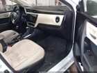 2019 Toyota Corolla Le White vin: 2T1BURHE5KC189237