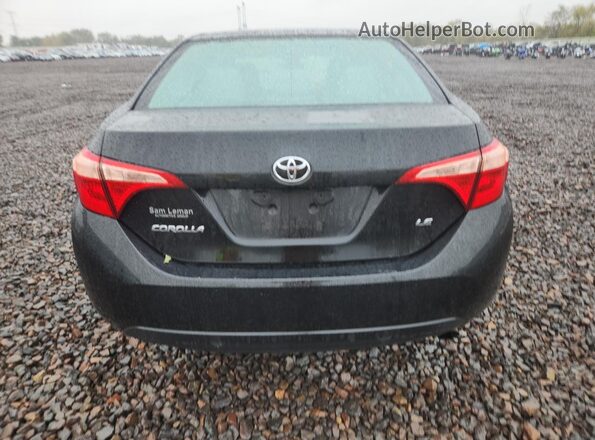 2T1BURHEXHC943452 2017 TOYOTA COROLLA Black Vista trasera
