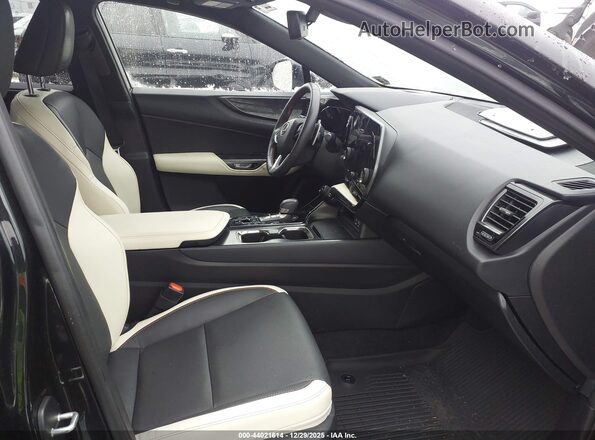 2T2AGCEZ5NC004045 2022 LEXUS NX 350 Black Widok wnętrza z przodu