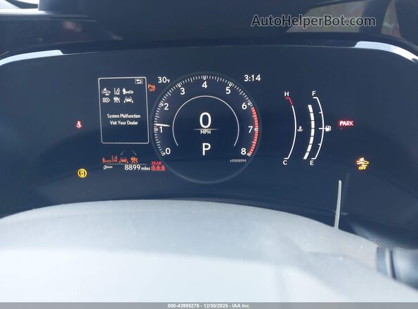 2T2AGCEZXSC084048 2025 LEXUS NX 350 White Հետևի նստատեղերի տեսք