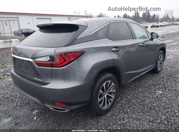 2T2AZMDA3LC240296 2020 LEXUS RX 350 Gray Trasero derecho