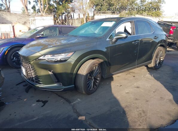 2T2BAMBA1SC052650 2025 LEXUS RX 350 Зеленый Передняя левая четверть
