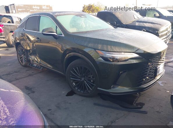 2T2BAMBA1SC052650 2025 LEXUS RX 350 Зеленый Передняя правая четверть
