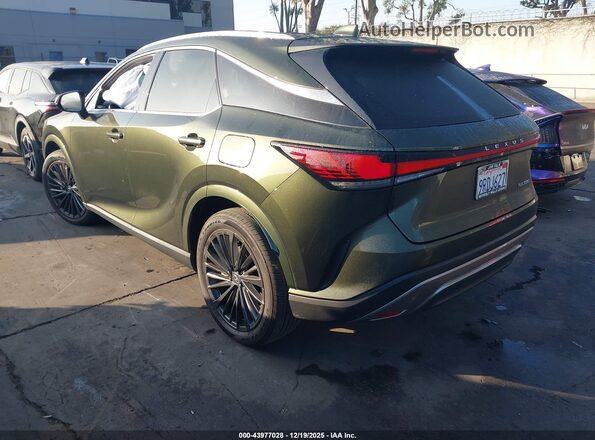 2T2BAMBA1SC052650 2025 LEXUS RX 350 Зеленый Задняя левая четверть