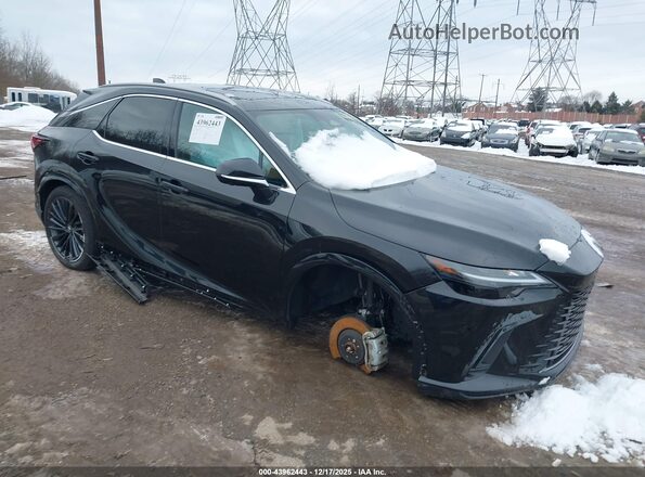 2T2BAMBA4RC048912 2024 LEXUS RX 350 Black Передня права чверть