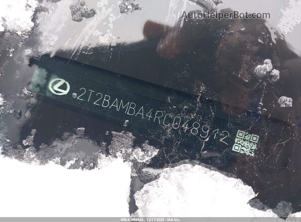 2T2BAMBA4RC048912 2024 LEXUS RX 350 Black Вид підкапотного простору