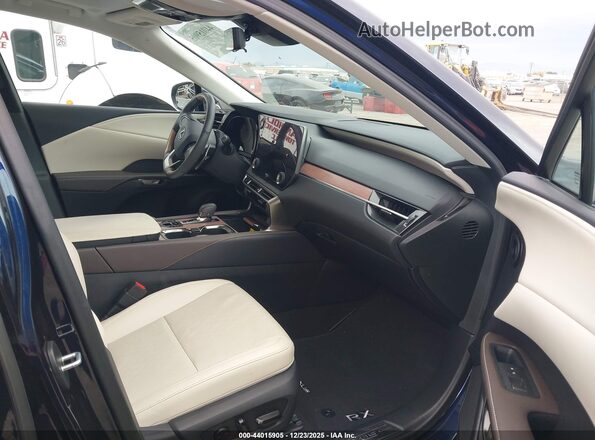 2T2BAMCA2PC038424 2023 LEXUS RX 350 Blue Widok wnętrza z przodu