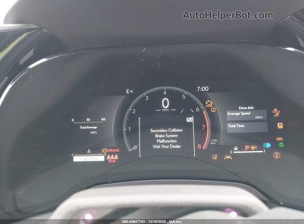 2T2BAMCA9SC120191 2025 LEXUS RX 350 Черный Вид задних сидений
