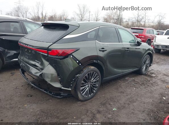2T2BBMCA3SC100502 2025 LEXUS RX 350H Зеленый Задняя правая четверть