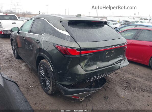 2T2BBMCA3SC100502 2025 LEXUS RX 350H Зеленый Задняя левая четверть