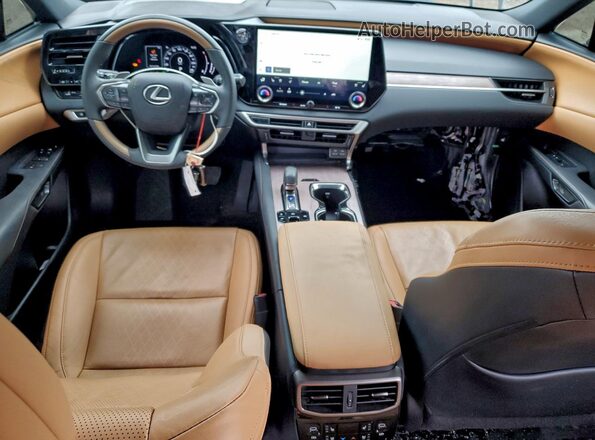 2T2BBMCA4RC039252 2024 LEXUS RX Charcoal Widok deski rozdzielczej