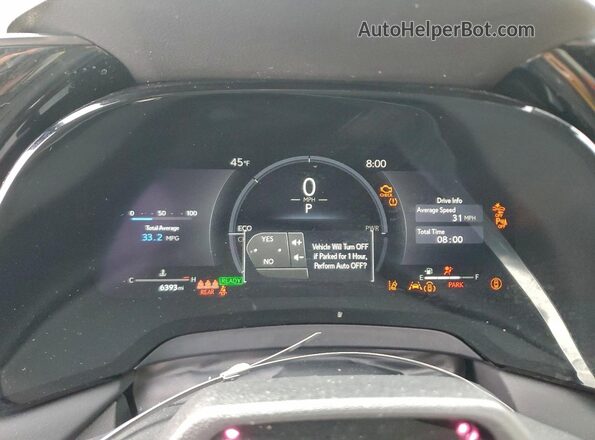 2T2BBMCAXSC089949 2025 LEXUS RX Серый Вид щитка приборов