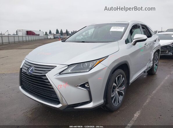 2T2BGMCA4GC001910 2016 LEXUS RX 450H Серебряный Передняя левая четверть
