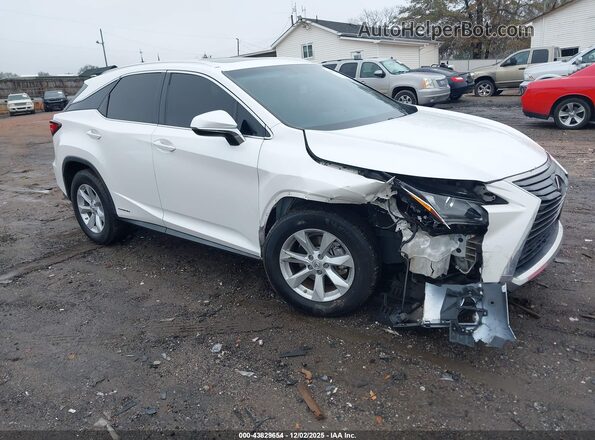 2T2BGMCA5GC003102 2016 LEXUS RX 450H Белый Передняя правая четверть