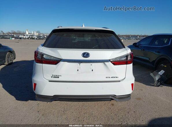2T2BGMCA9JC028043 2018 LEXUS RX 450H White 