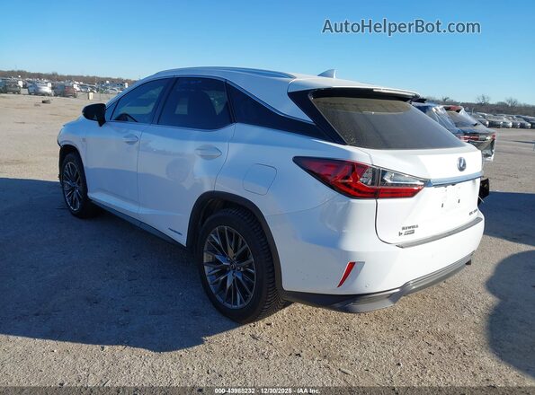 2T2BGMCA9JC028043 2018 LEXUS RX 450H White Trasero izquierdo