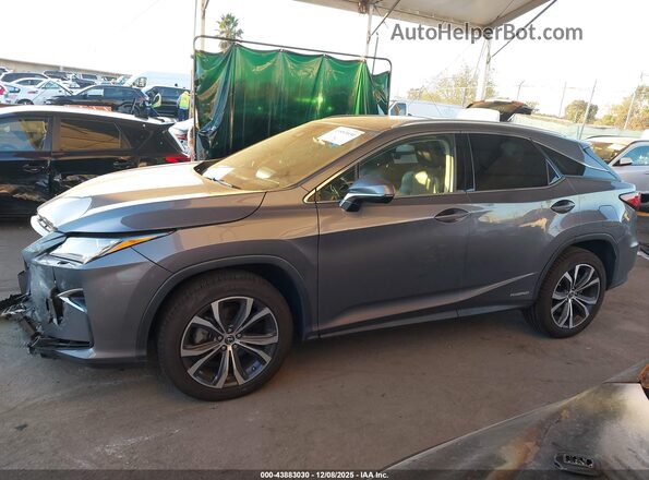 2T2BGMCAXKC033477 2019 LEXUS RX 450H Gray Vista interior de 360 grados