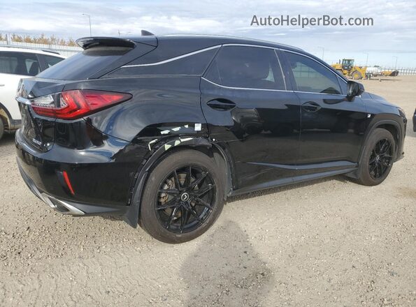 2T2BZMCA1HC123300 2017 LEXUS RX Черный Задняя правая четверть