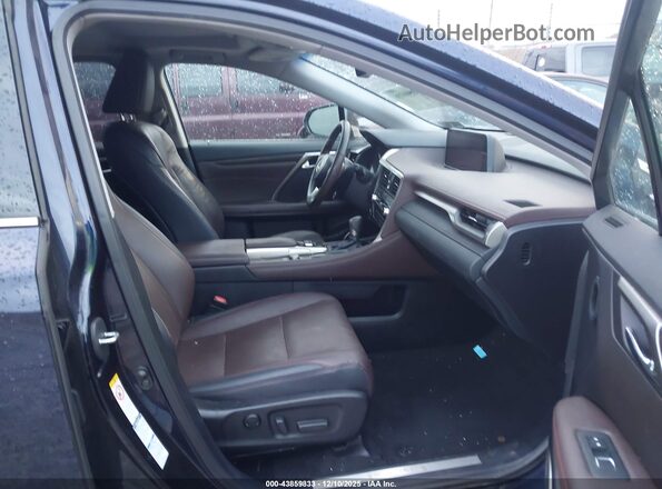 2T2BZMCA3GC022032 2016 LEXUS RX 350 Blue Widok wnętrza z przodu