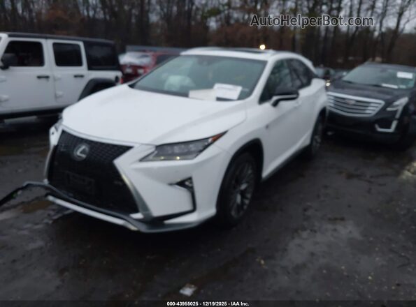 2T2BZMCA3HC134041 2017 LEXUS RX 350 White Առջևի ձախ երեք քառորդ տեսարան