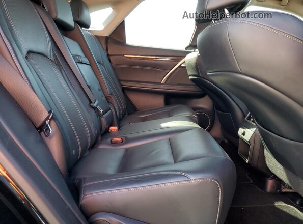 2T2BZMCA5HC057673 2017 LEXUS RX Black Rear interior view