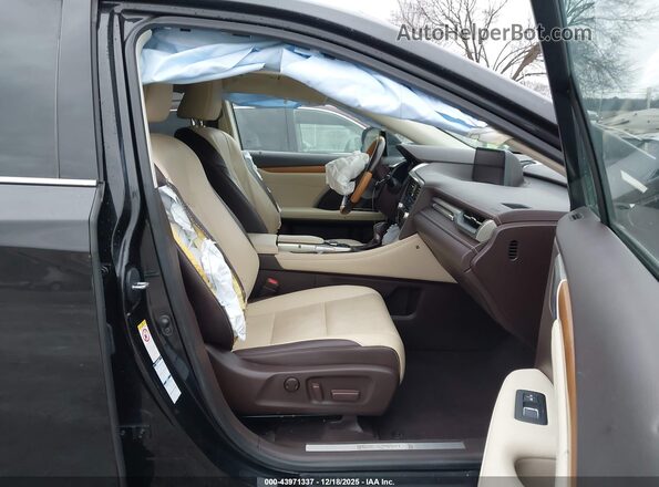 2T2BZMCA5KC183099 2019 LEXUS RX 350 Черный Вид салона спереди