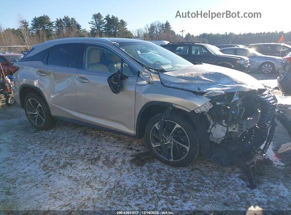 2T2BZMCA7KC185081 2019 LEXUS RX 350 Золотой Вид задней части салона