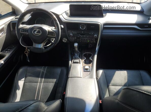 2T2BZMCA8GC037433 2016 LEXUS RX Синий Вид панели приборов