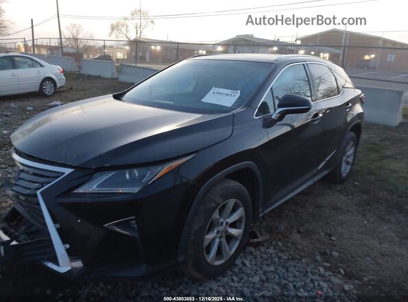 2T2BZMCAXGC015644 2016 LEXUS RX 350 Black Առջևի ձախ երեք քառորդ տեսարան