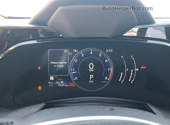 2T2GDCAZ7SC027508 2025 LEXUS NX White Vista del cuadro de instrumentos