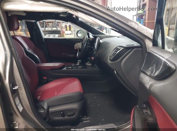 2T2GGCEZ0PC017136 2023 LEXUS NX 350 Gray Widok wnętrza z przodu