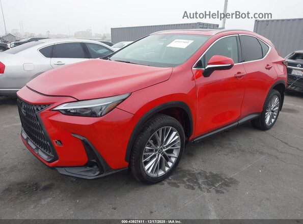 2T2GKCEZ4SC042046 2025 LEXUS NX 350H Red Передня ліва чверть