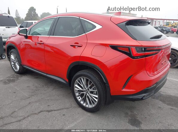 2T2GKCEZ4SC042046 2025 LEXUS NX 350H Red Задня ліва чверть