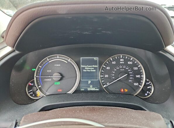 2T2HGMDAXLC044201 2020 LEXUS RX Black Widok zestawu wskaźników