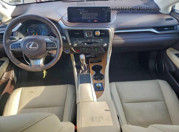 2T2HGMDAXLC051701 2020 LEXUS RX Tan Widok deski rozdzielczej