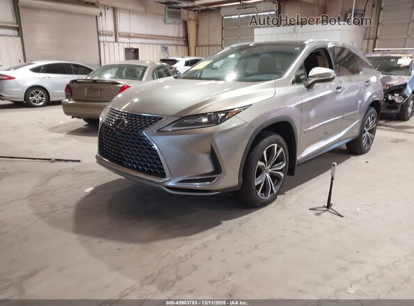 2T2HGMDAXMC061758 2021 LEXUS RX 450H Silver Առջևի ձախ երեք քառորդ տեսարան