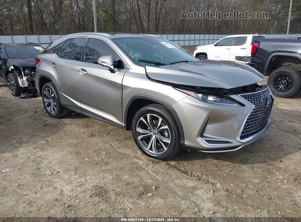 2T2HZMAA6MC186271 2021 LEXUS RX 350 Бежевый Передняя правая четверть