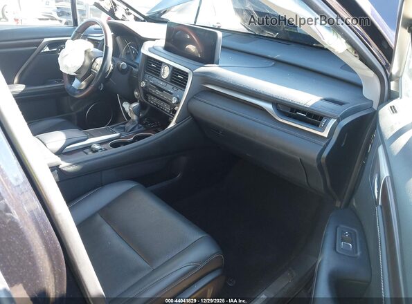 2T2HZMAA7LC165539 2020 LEXUS RX 350 Dark Blue Widok wnętrza z przodu