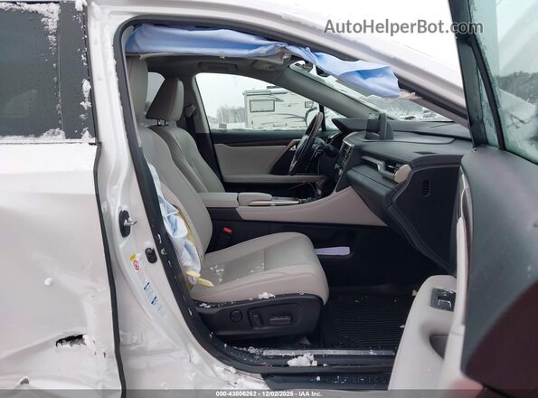 2T2HZMDA0LC212423 2020 LEXUS RX 350 White Widok wnętrza z przodu