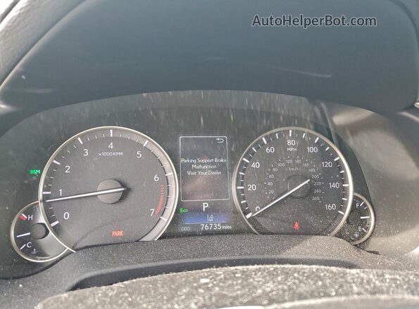 2T2HZMDA3LC245724 2020 LEXUS RX Белый Вид щитка приборов