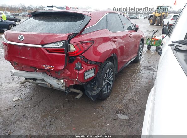 2T2HZMDA4LC255050 2020 LEXUS RX 350 Red Trasero derecho