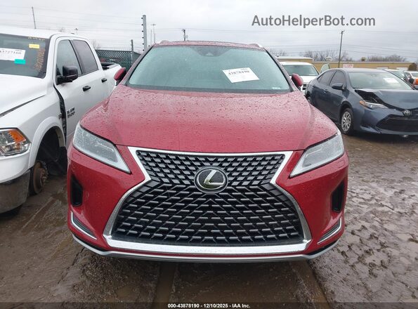 2T2HZMDA4LC255050 2020 LEXUS RX 350 Red Vista del cuadro de instrumentos