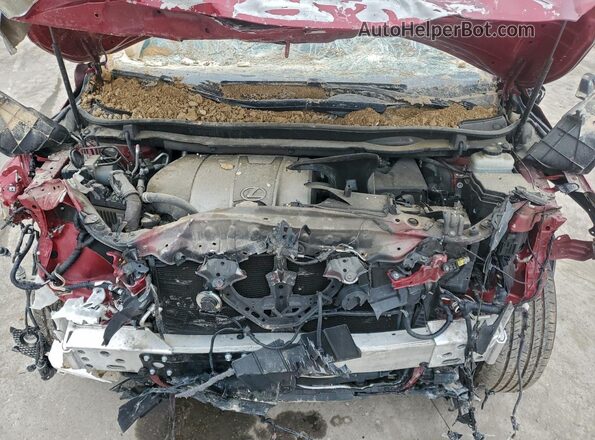 2T2HZMDA7MC304369 2021 LEXUS RX Бордовый Вид задней части салона